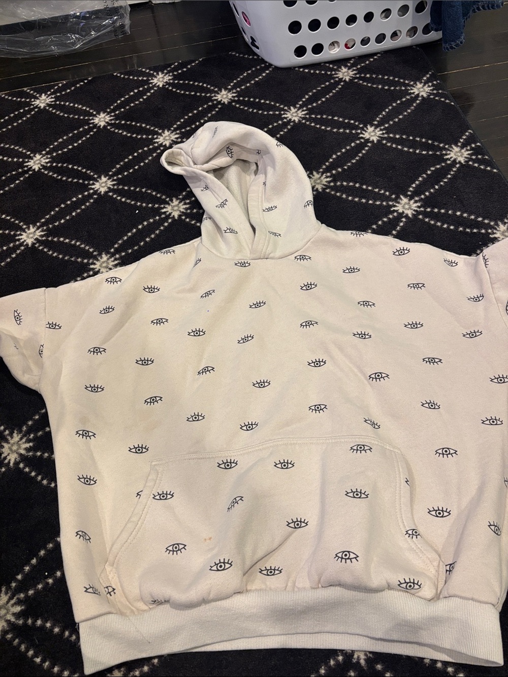 Evil Eye Print Hoodie